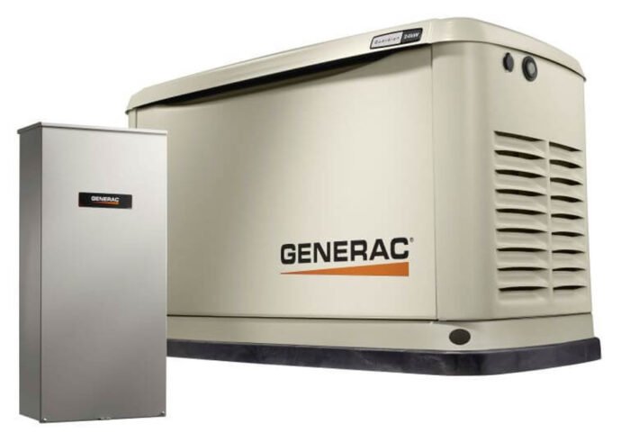 Generac 24kW Generator with 200-Amp SE Rated Automatic Transfer Switch ...