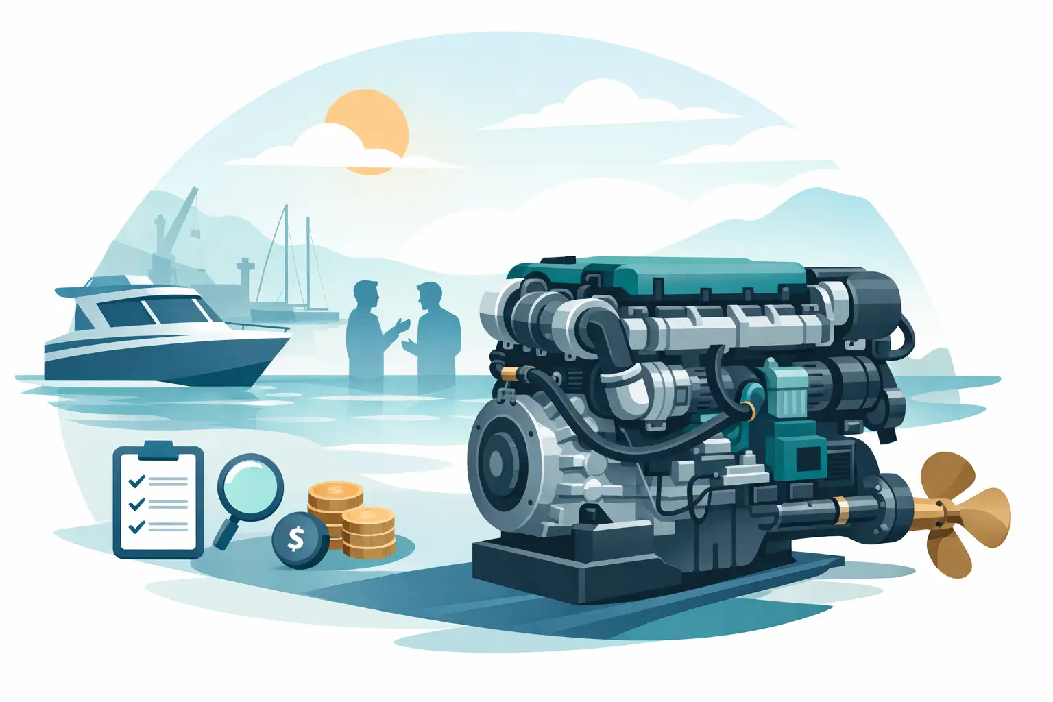 Buying an Inboard Diesel Engine for Sale